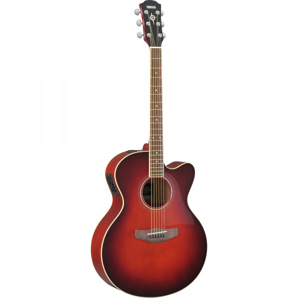 Yamaha CPX500II View Front (Dark Red Burst Color)