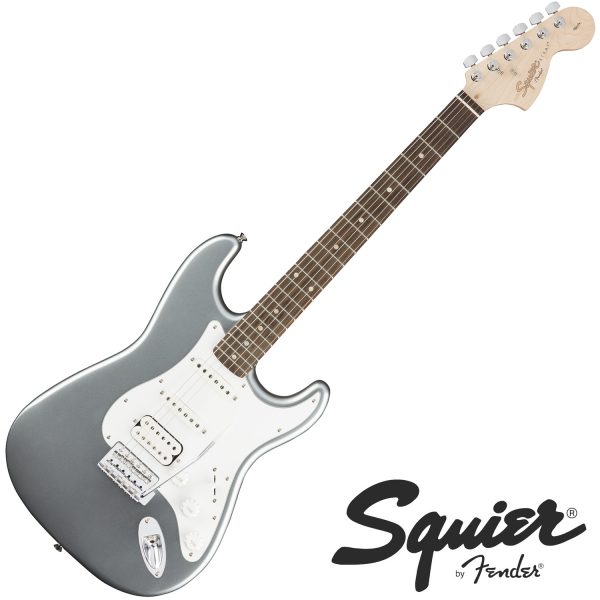 Fender Squier Affinity Strat HSS Front (Slick Silver Color)