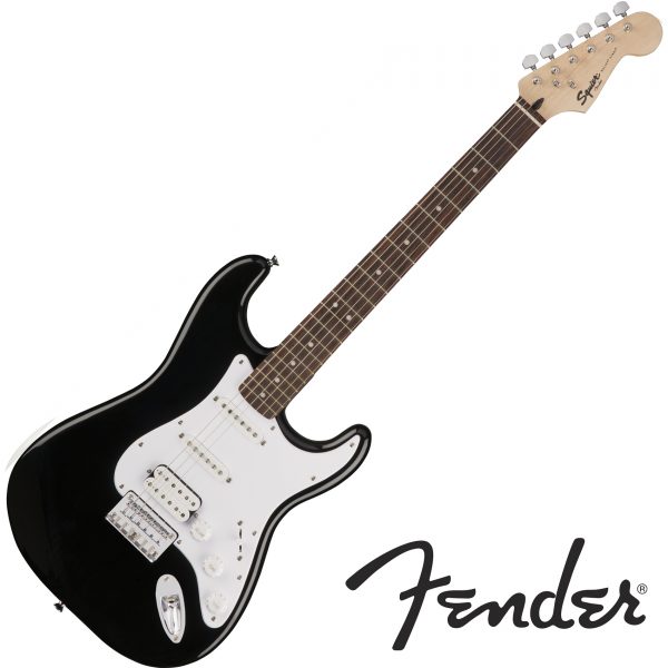 Fender Squier Bullet Strat Front (Black Color)