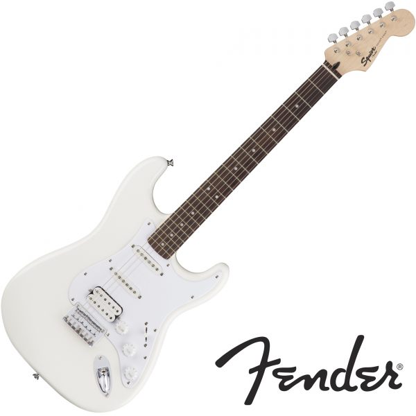Fender Squier Bullet Strat Front (Arctic White Color)