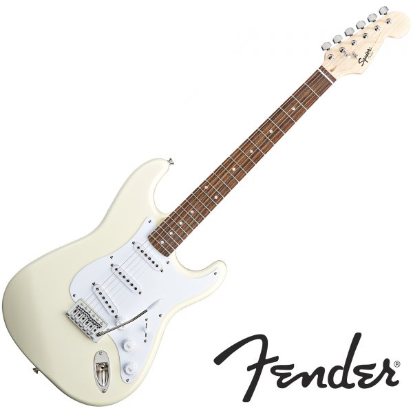 Fender Squier Bullet Strat Front (Artic white Color)