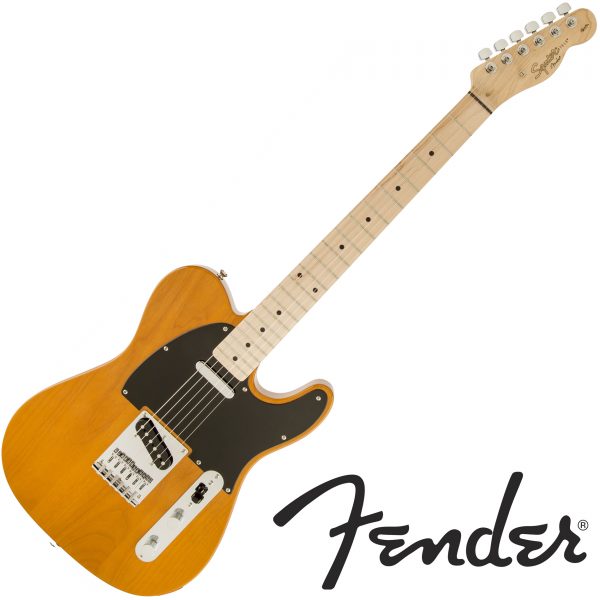 Fender Squier Affinity Telecaster Front (Butterscotch Blonde Color)