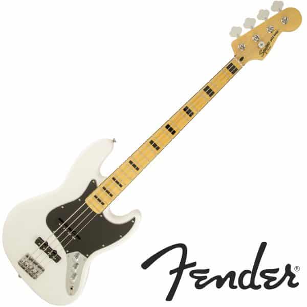Fender Squier Vintage Mod Jazz Bass 70s Front ( White )