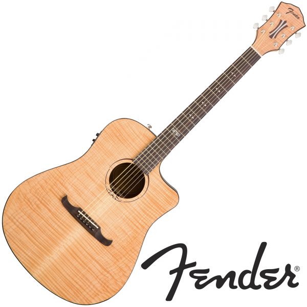 Fender T-BUCKET400CE Front (Natural Color)