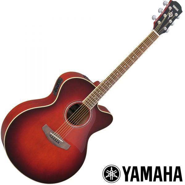 Yamaha CPX500II Front (Dark Red Burst Color)