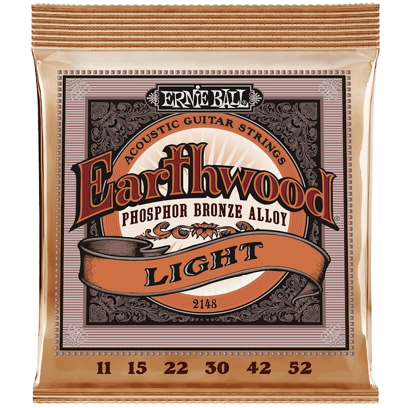 Ernie Ball Earthwood Phosphor Bronze Red
